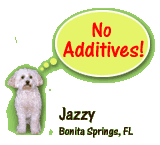 Jazzy loves Kookies all natural gourmet dog treats